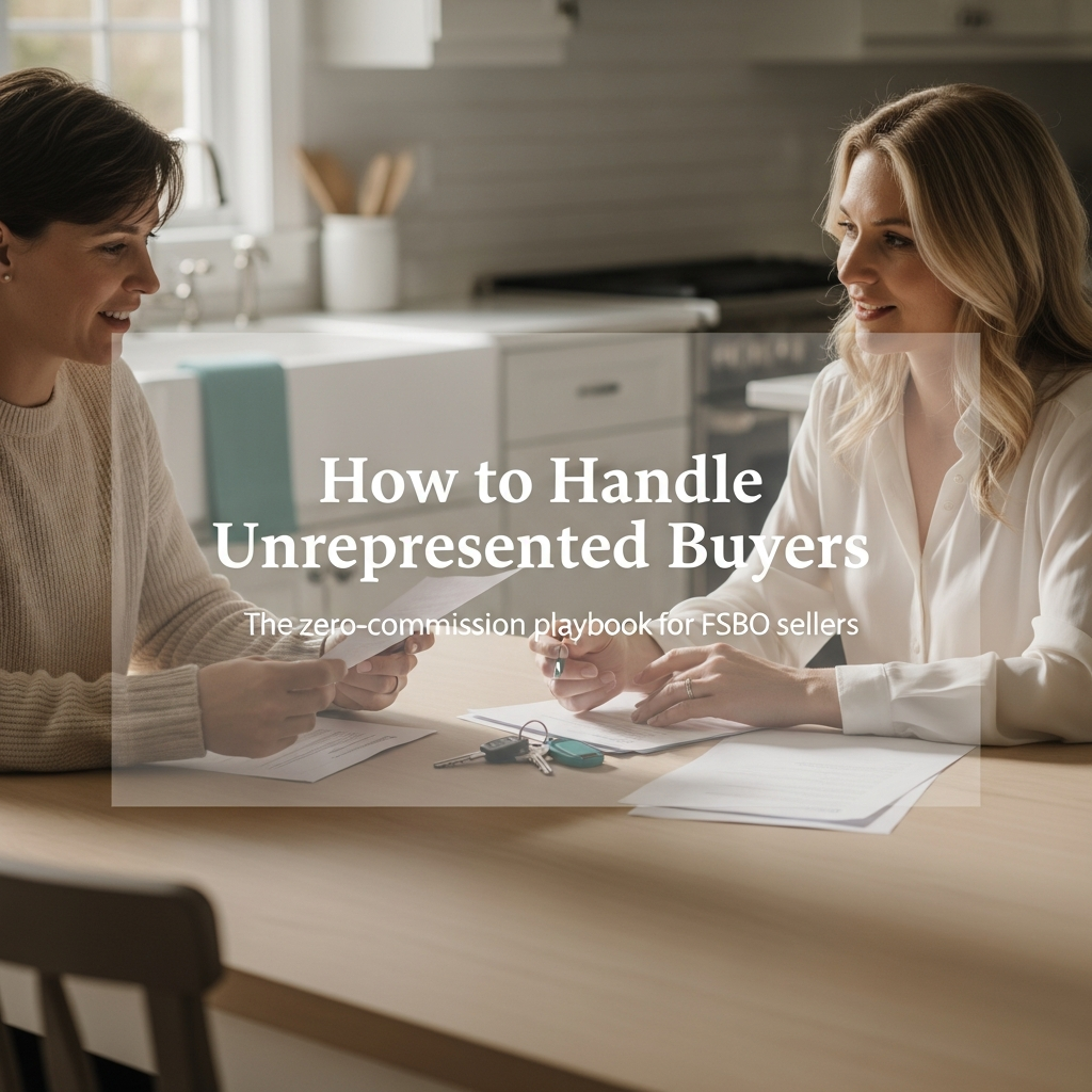 Two people reviewing purchase paperwork together at a kitchen table with house keys nearby